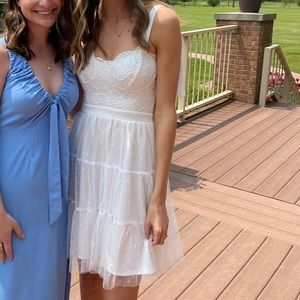 Mini White Lulus Dress